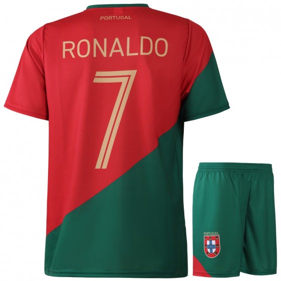 Portugal Voetbaltenue Ronaldo 2022-2024 Thuis - Kind en Volwassenen