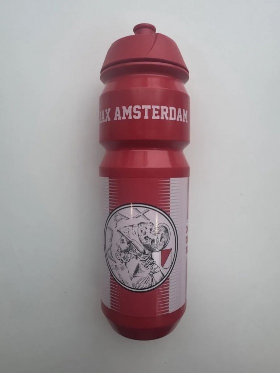 Ajax Bidon Rood/wit oud Logo