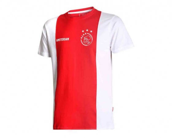 Ajax T-shirt met eigen naam Senior katoenen 