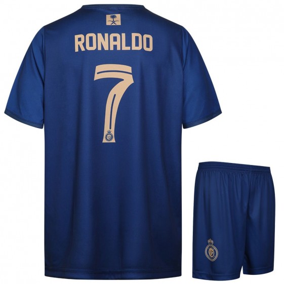 Al-Nassr Voetbaltenue Ronaldo Uit - Kind en Volwassenen 2024 - 2025