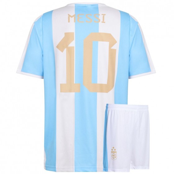 Argentinie Voetbaltenue Messi Thuis - Kinderen en Volwassenen 2024 -2025