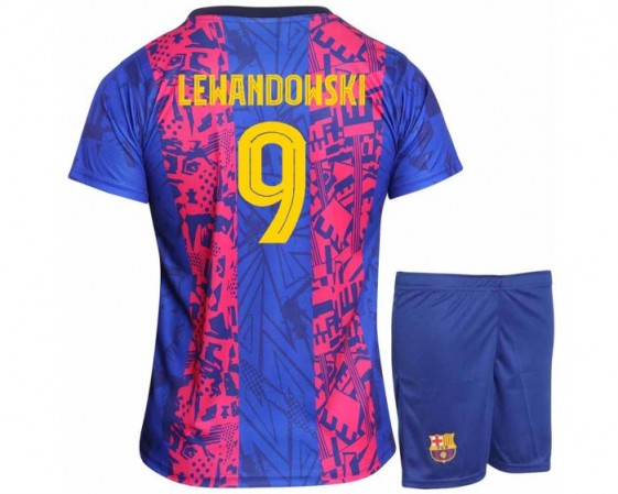 FC Barcelona Voetbaltenue Lewandowski - Kind - 2022-2023