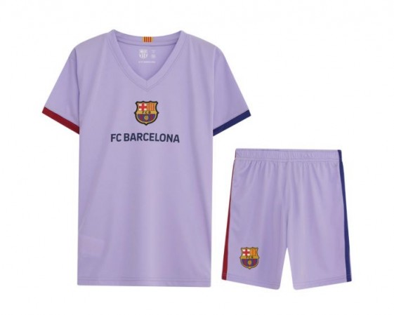 Barcelona voetbaltenue Uit met eigen naam 2021-2021 Kids