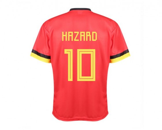 Belgie Voetbalshirt thuis Hazard 2020-22 Kids-Senioren