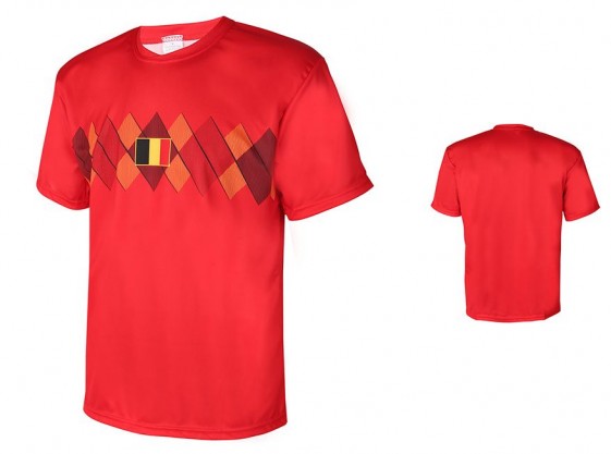 Belgie thuisshirt met eigen naam 2018-20