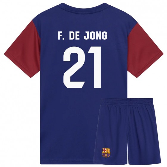 FC Barcelona Voetbaltenue Frenkie De Jong - Kind - 2023-2024