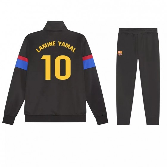 Lamine Yamal FC Barcelona Trainingspak - 2025-2026 - Zwart-Blauw - Kind