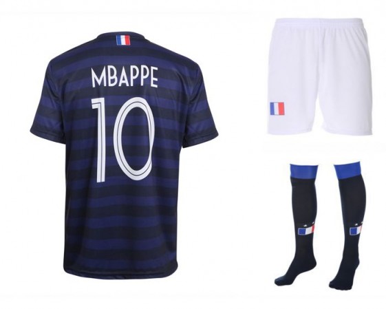 Frankrijk Voetbaltenue Mbappe thuis Kids-Senior 2020-21 ...