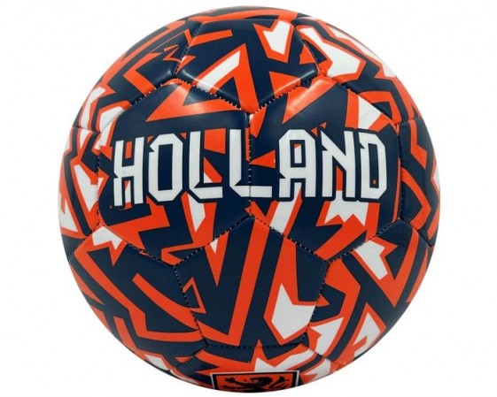 Voetbal Holland met Leeuw en Flag