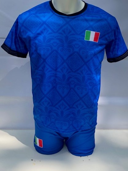 Italie voetbaltenue met eigen naam EK- 2024