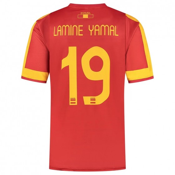 Lamine Yamal Spanje Voetbalshirt - Kind en Volwassenen