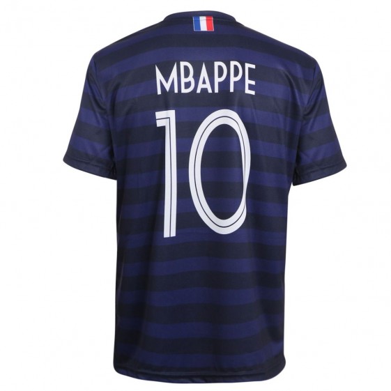 Frankrijk voetbalshirt Mbappe thuis Kids-senior 2020-21