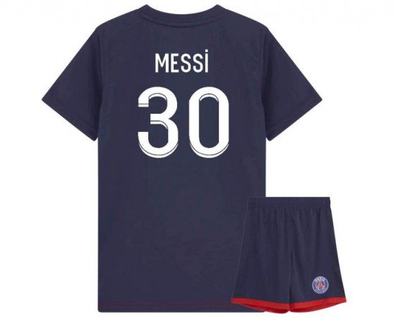 PSG Voetbaltenue Messi Thuis 2021-2022 - Kids