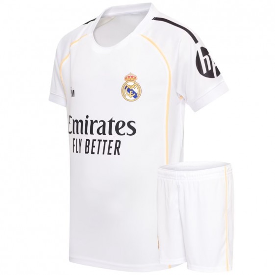 Real Madrid Voetbaltenue Thuis - 2025-2026 - Kind