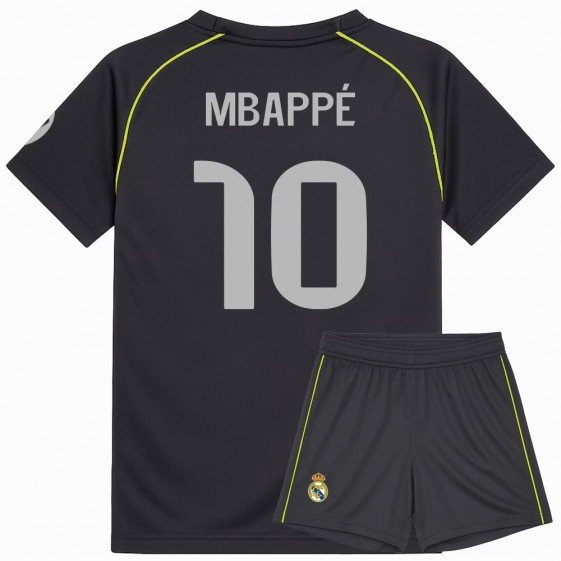 Real Madrid Voetbaltenue Mbappe Uit - 2025-2026 - Kind