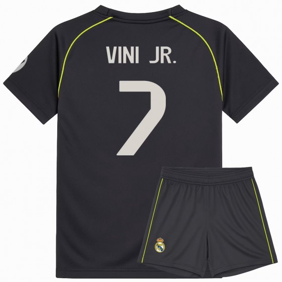 Real Madrid Voetbaltenue Vini JR. Uit - 2025-2026 - Kind