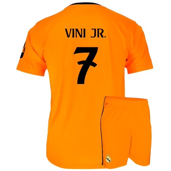 Real Madrid Voetbaltenue Vini JR. Uit - Kind