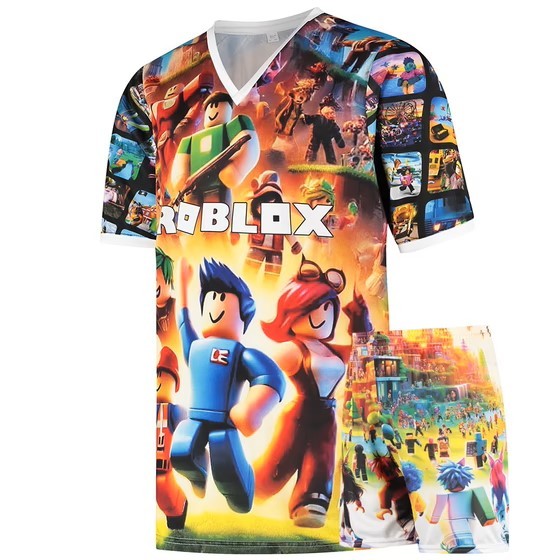 Roblox Shirt en Broekje - Voetbaltenue - Kinderen