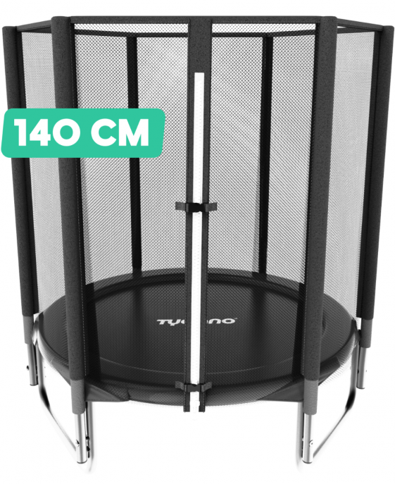 Tycano Kinder Trampoline met Veiligheidsnet - 140 cm