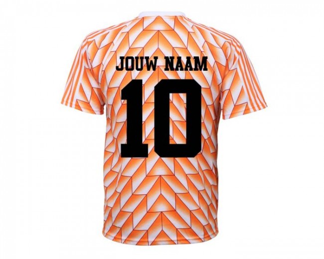 Nederlands Elftal Ek88 Tenue Met Naam En Nummer 1988 Super Kwaliteit Egbertssport Nl