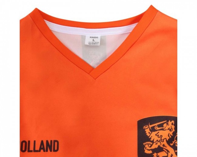 metriek Weven Nationale volkstelling Nederlands Elftal Voetbalshirt Thuis - EK 2024 - Oranje - Kind en  Volwassenen - Egbertssport.nl