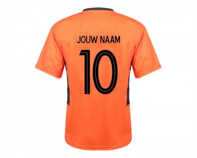 Huis Geavanceerde Artistiek Nederlands elftal Voetbalshirt Thuis Eigen Naam-Oranje Kids-Senioren  WK-2022 - Egbertssport.nl