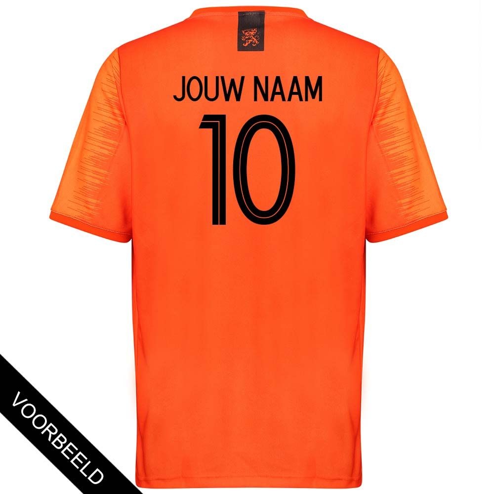 Nederlands Elftal Voetbalshirt Thuis WK 2026 Oranje Kind En nederlands-elftal-voetbalshirt-thuis-wk-2026-oranje-kind-en