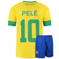 Brazilie Voetbaltenue Thuis Pele - Kind en Volwassenen