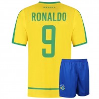 Brazilie Voetbaltenue Thuis Ronaldo - Kind en Volwassenen