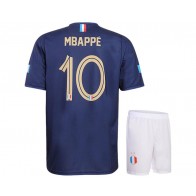 Frankrijk Voetbaltenue Mbappe Thuis - 2024-2025- Kind en Volwassenen