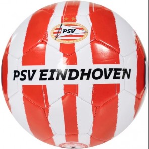 PSV Voetbal Eindhoven Rood Wit Gestreept - Maat 5