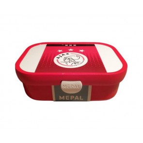 Ajax Lunchbox Wit-Rood-Wit Kruizen