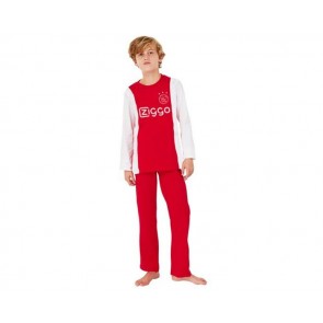 Ajax Pyjama Wit-Rood-Wit Ziggo - Kind