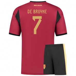 Belgie Voetbaltenue De Bruyne Thuis - 2024-2026 - Kind en Volwassenen