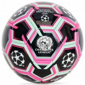 Champions League Voetbal Neon Black