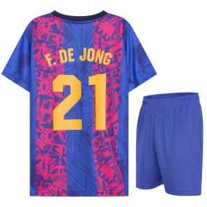 FC Barcelona Voetbaltenue Frenkie De Jong - Kind - 2022-2023