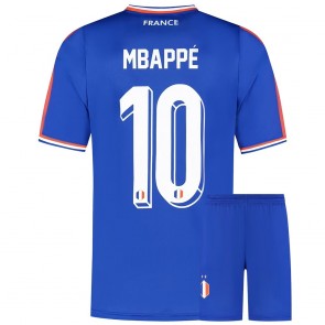 Frankrijk Voetbaltenue Mbappe Thuis - Kind en Volwassenen 2025-2026