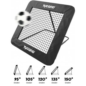 Tycano Rebounder 124x124cm - Verstelbaar - Voetbaldoelen