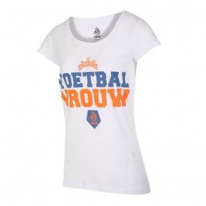 KNVB Leeuwinnen T-shirt Wit Dames Voetbal Vrouwen 2022