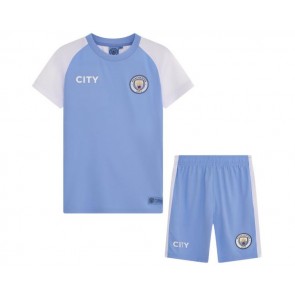 Manchester City voetbaltenue met eigen naam 2021-2022 Kids