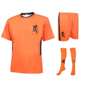 Nederlands elftal Voetbaltenue Thuis Eigen Naam-Oranje Kids-Senior WK 2022