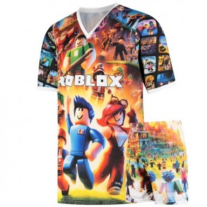 Roblox Shirt en Broekje - Voetbaltenue - Kinderen