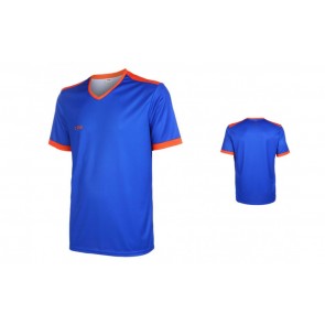 VSK Fly voetbalshirt korte mouw met eigen naam 2020-21 Blauw/oranje