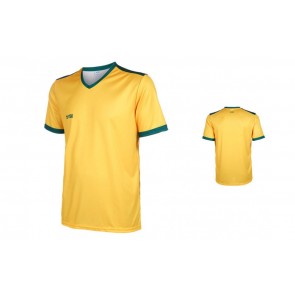 VSK Fly voetbalshirt korte mouw met eigen naam 2020-21 geel/groen