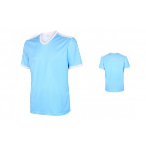 VSK Fly voetbalshirt korte mouw wit/blauw met eigen naam 2020-21 Licht/blauw