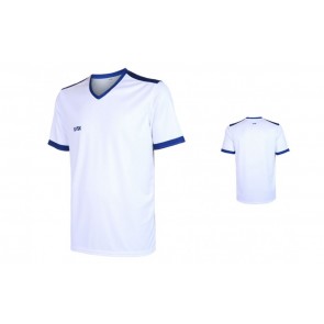 VSK Fly voetbalshirt korte mouw met eigen naam 2020-21 wit/blauw