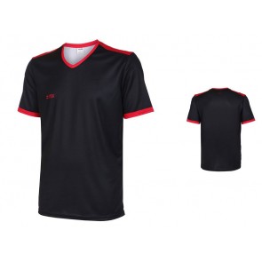 VSK Fly voetbalshirt korte mouw met eigen naam 2020-21 zwart/rood